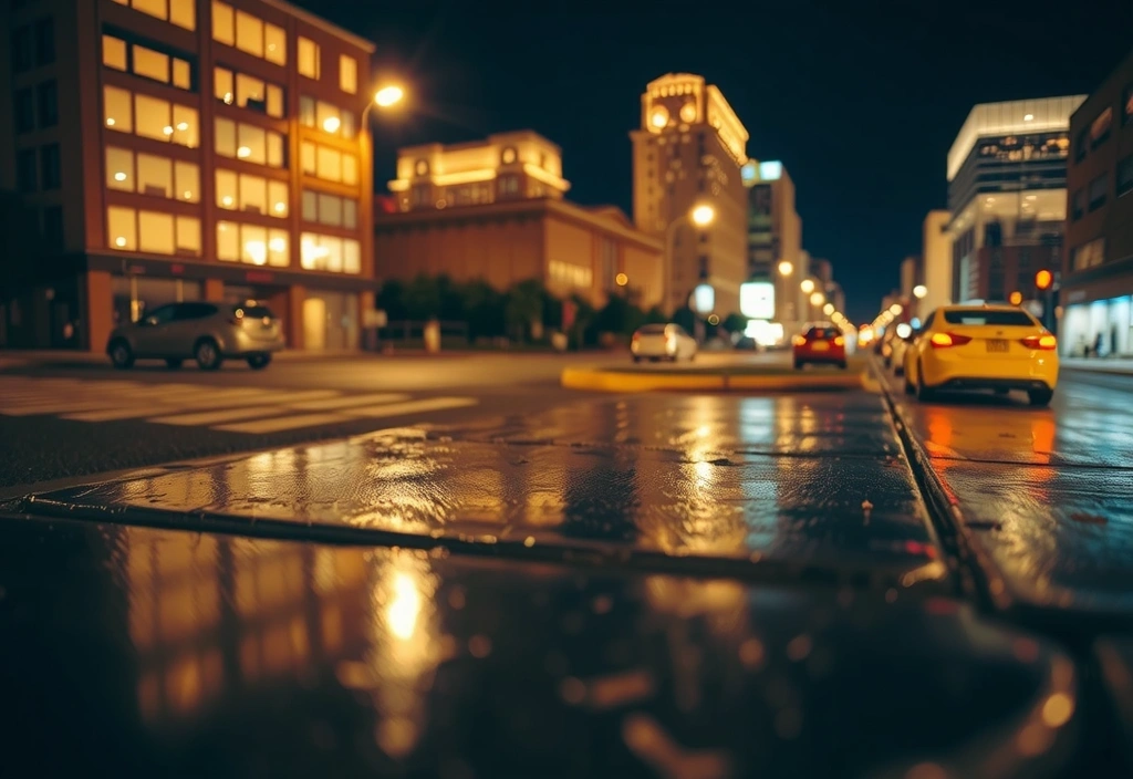 Refleksje złotego światła